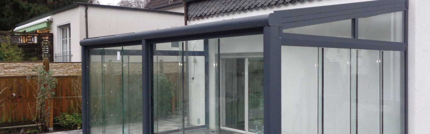 Alu Terrassenüberdachung Berlin, Carport Berlin und Aluminium Kalt-Wintergarten Berlin Anthrazit Weiß